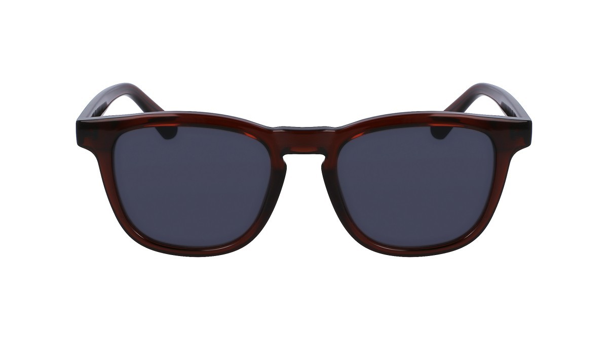 Sonnenbrillen Calvin Klein CK23505S (200) farbe brown form rechteckig gläser solid green