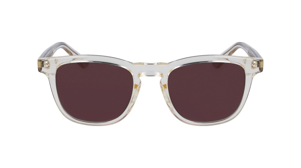 Sonnenbrillen Calvin Klein CK23505S (272) farbe nude form rechteckig gläser brown