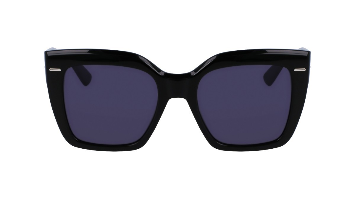 Sunglasses Calvin Klein CK23508S (001) color black shape rectangle lenses solid grey