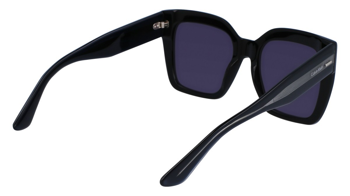 Sunglasses Calvin Klein CK23508S (001) color black shape rectangle lenses solid grey