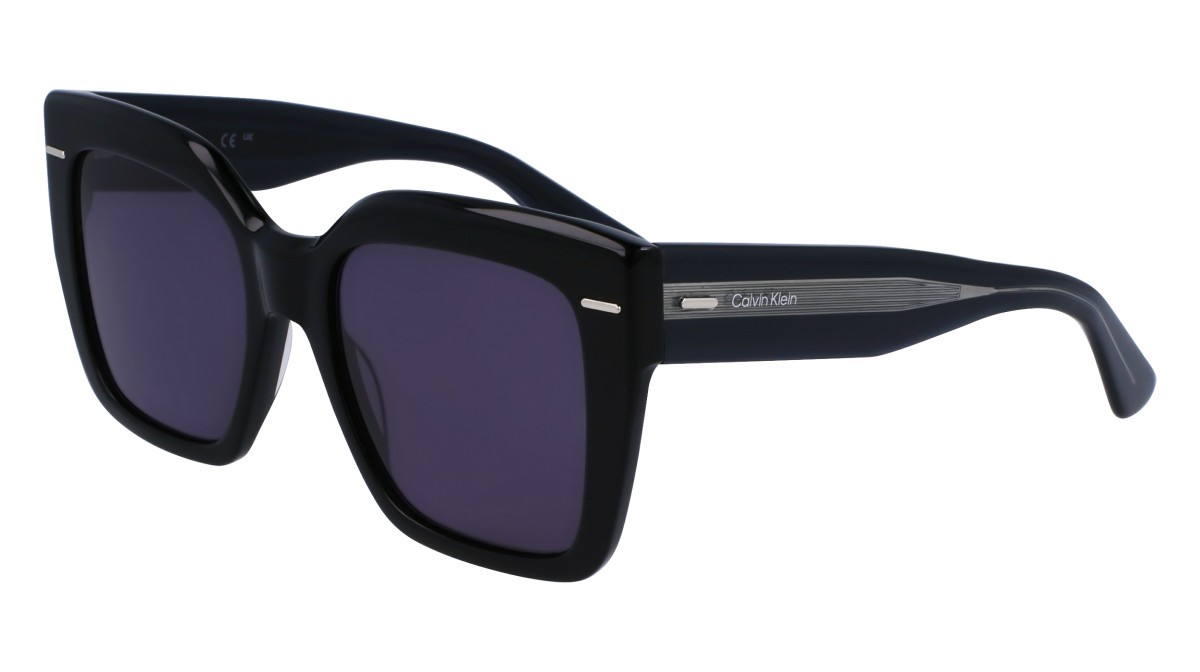 Occhiali da sole Calvin Klein CK23508S N (001) colore black forma rettangolare 