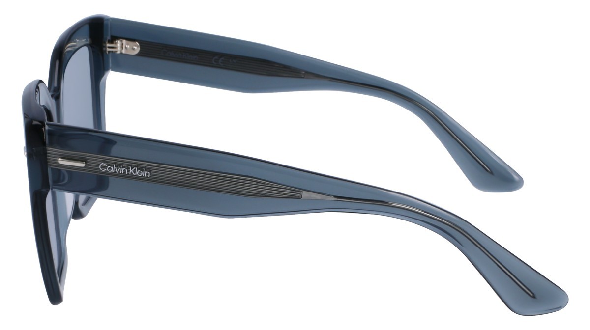 Occhiali da sole Calvin Klein CK23508S N (435) colore avio forma rettangolare 