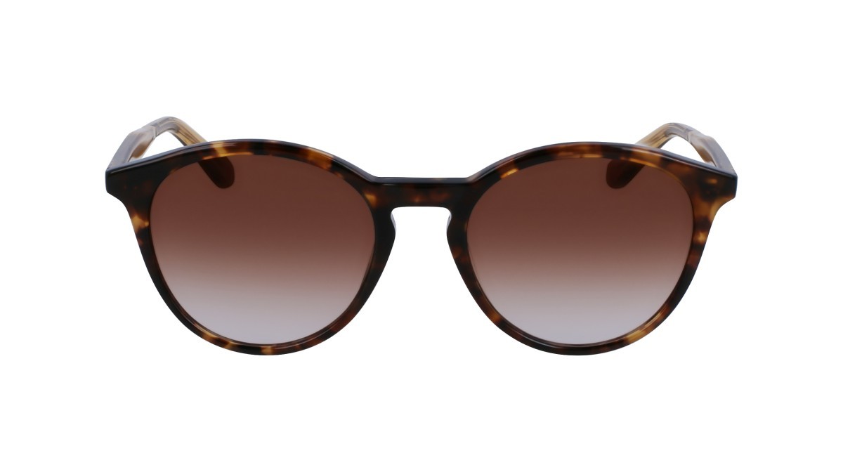 Sonnenbrillen Calvin Klein CK23510S (220) farbe brown havana form pantos gläser gradient caramel grey