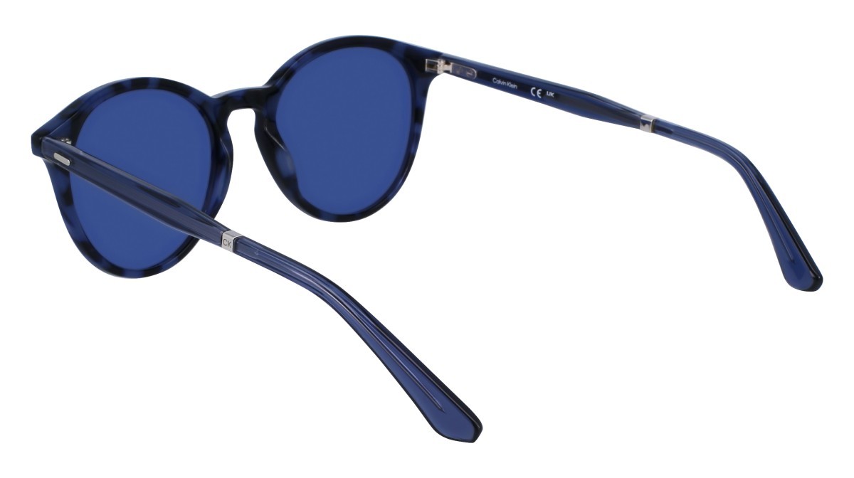 Sonnenbrillen Calvin Klein CK23510S (430) farbe blue havana form pantos gläser solid blue