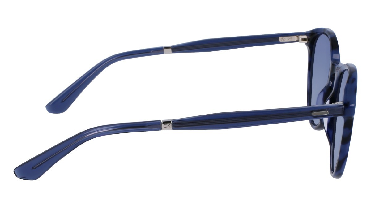 Sonnenbrillen Calvin Klein CK23510S (430) farbe blue havana form pantos gläser solid blue