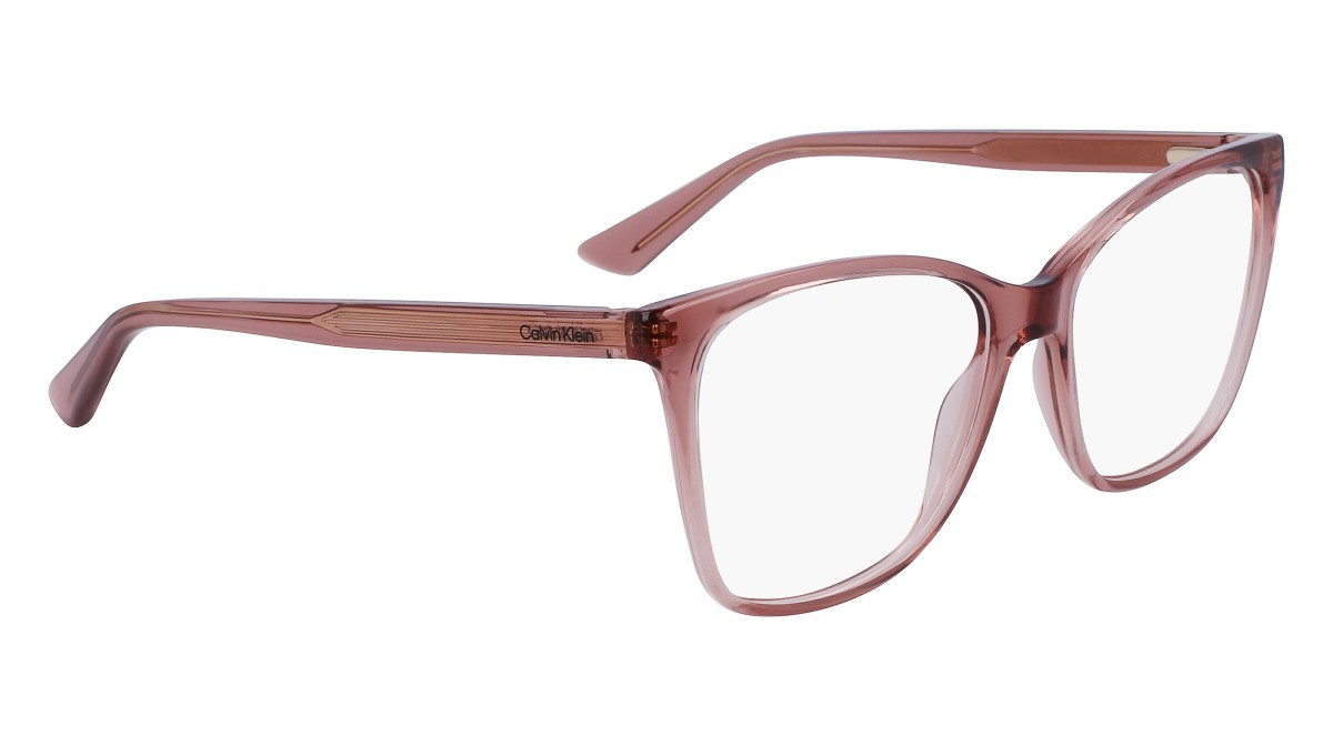 Occhiali da vista Calvin Klein CK23523 N (601) colore rose forma farfalla 
