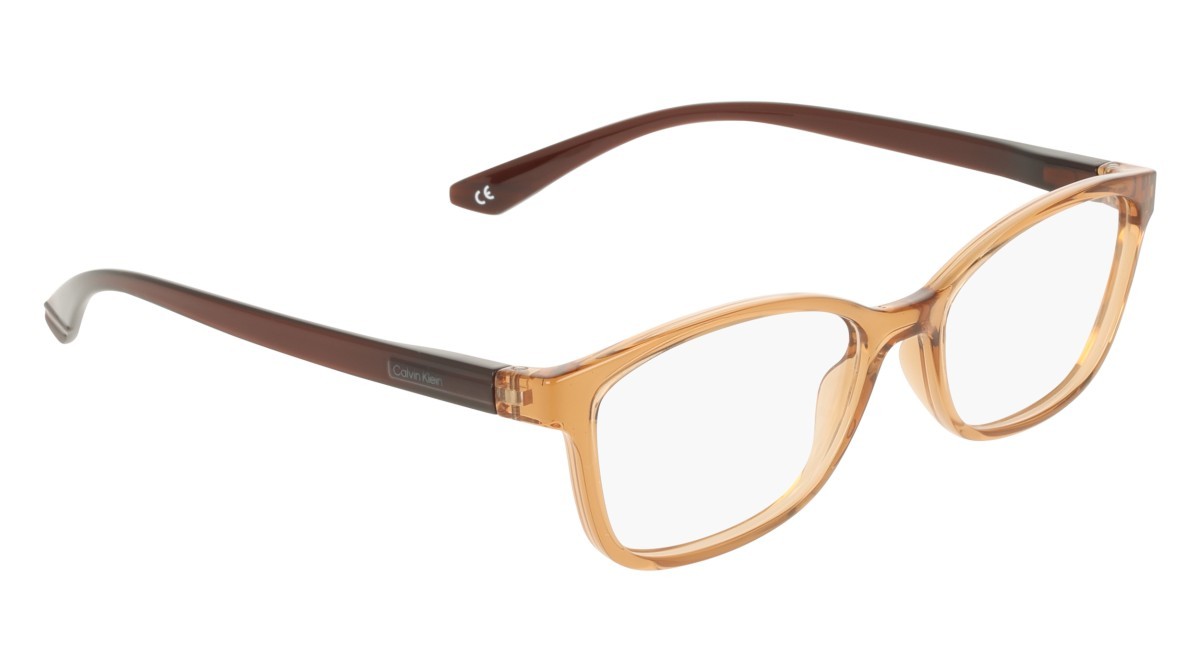 Eyeglasses Calvin Klein CK23525N (209) color transparent beige shape rectangle 