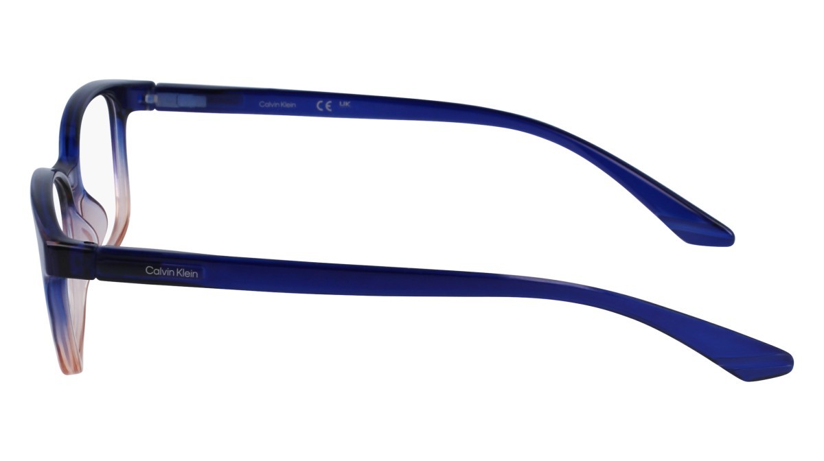 Eyeglasses Calvin Klein CK23525N (438) color blue shape rectangle 