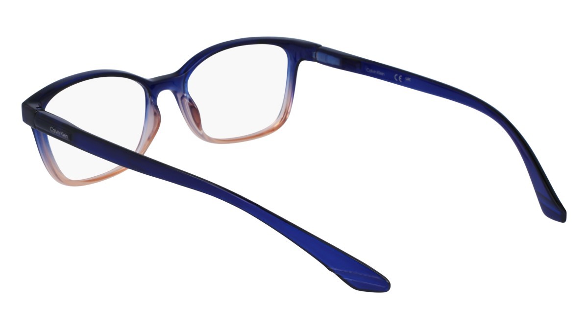 Eyeglasses Calvin Klein CK23525N (438) color blue shape rectangle 