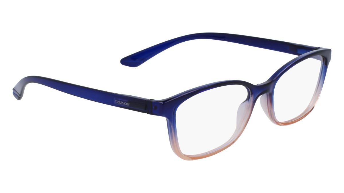 Eyeglasses Calvin Klein CK23525N (438) color blue shape rectangle 