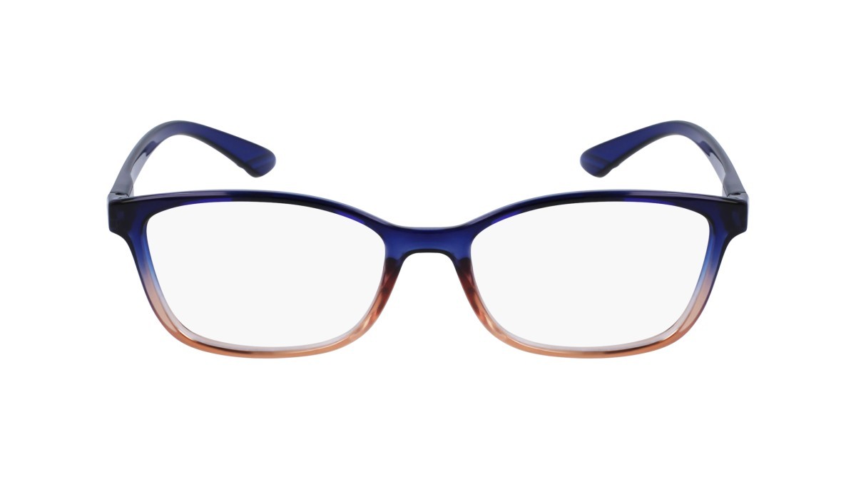 Eyeglasses Calvin Klein CK23525N (438) color blue shape rectangle 