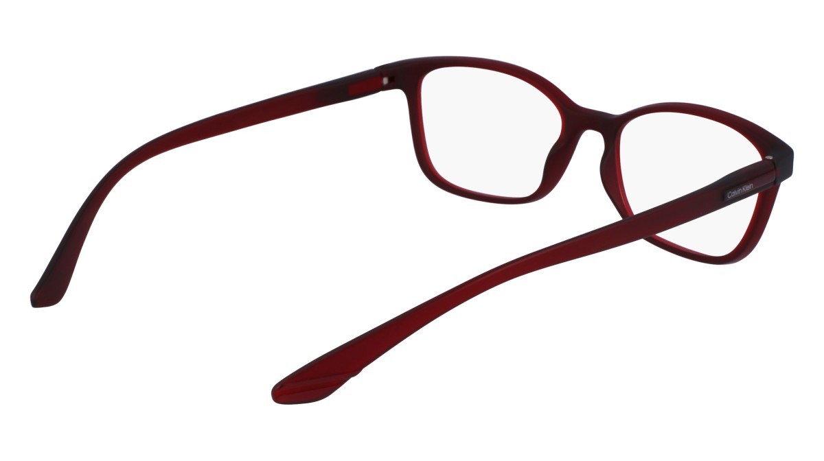 Eyeglasses Calvin Klein CK23525N (605) color matte burgundy shape rectangle 