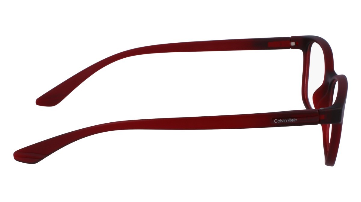 Eyeglasses Calvin Klein CK23525N (605) color matte burgundy shape rectangle 