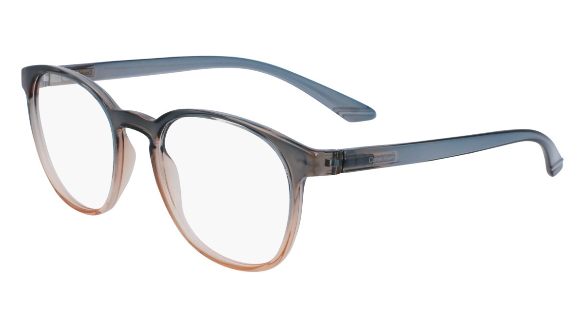 Eyeglasses Calvin Klein CK23527N (050) color grey coral gradient shape pantos 