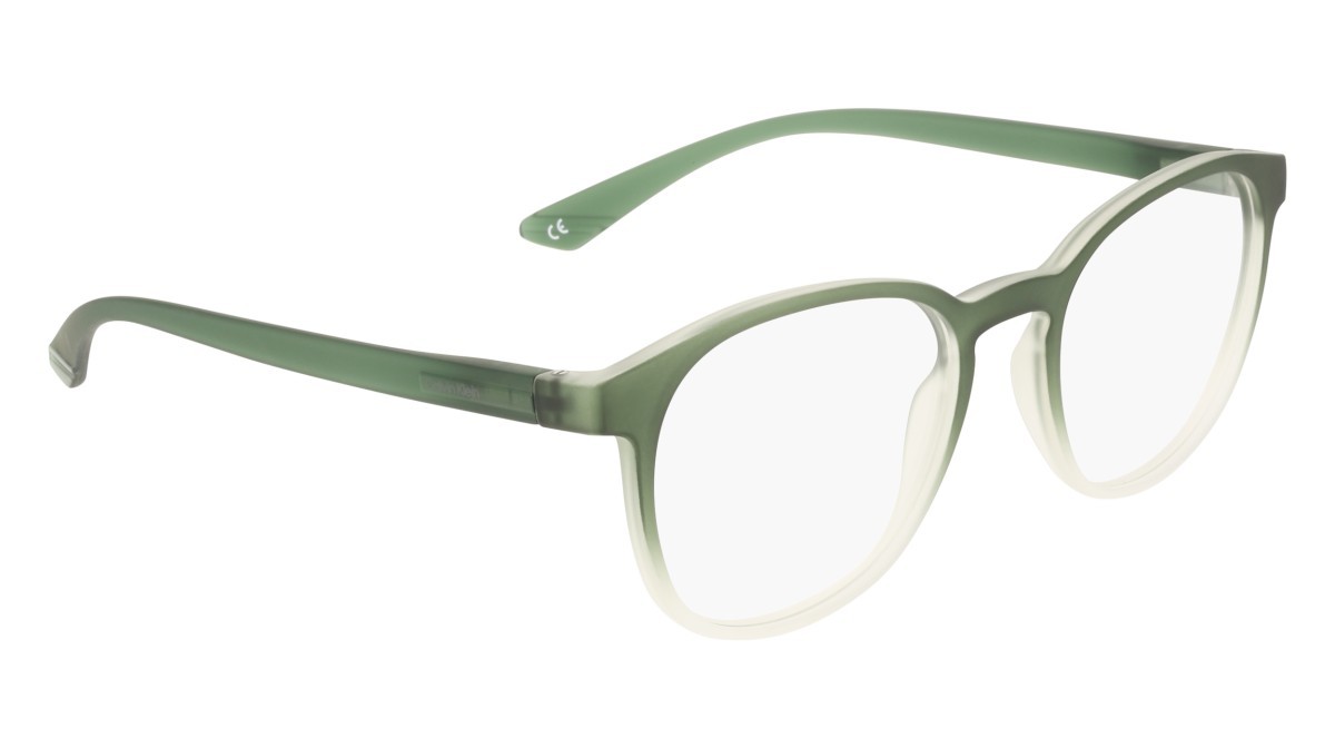 Eyeglasses Calvin Klein CK23527N (300) color transparent gradient green shape pantos 