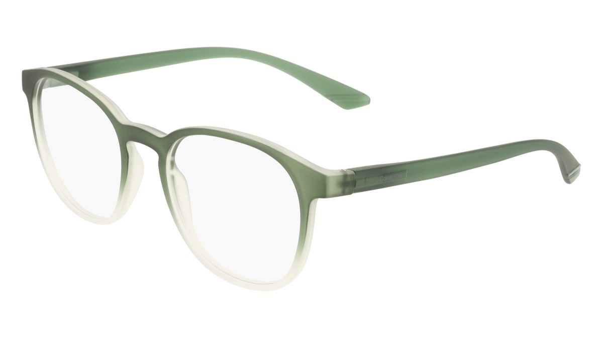 Eyeglasses Calvin Klein CK23527N (300) color transparent gradient green shape pantos 