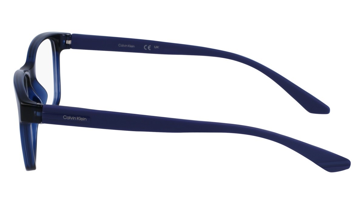 Eyeglasses Calvin Klein CK23528N (438) color blue shape rectangle 