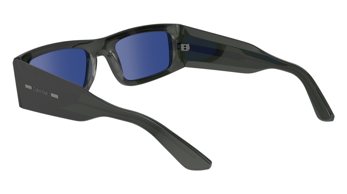 Sonnenbrillen Calvin Klein CK23537S (300) farbe green form quadratisch gläser solid blue