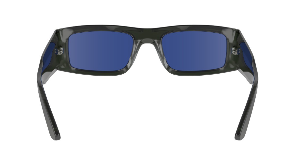 Sonnenbrillen Calvin Klein CK23537S (300) farbe green form quadratisch gläser solid blue