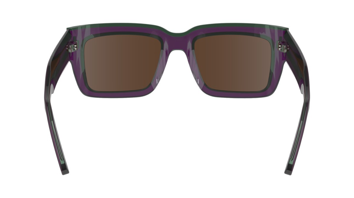 Sonnenbrillen Calvin Klein CK23538S (515) farbe violet form rechteckig gläser solid brown