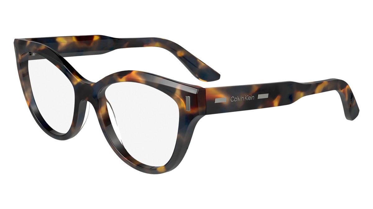 Brillen Calvin Klein CK23541 (460) farbe blue havana form cat-eye 