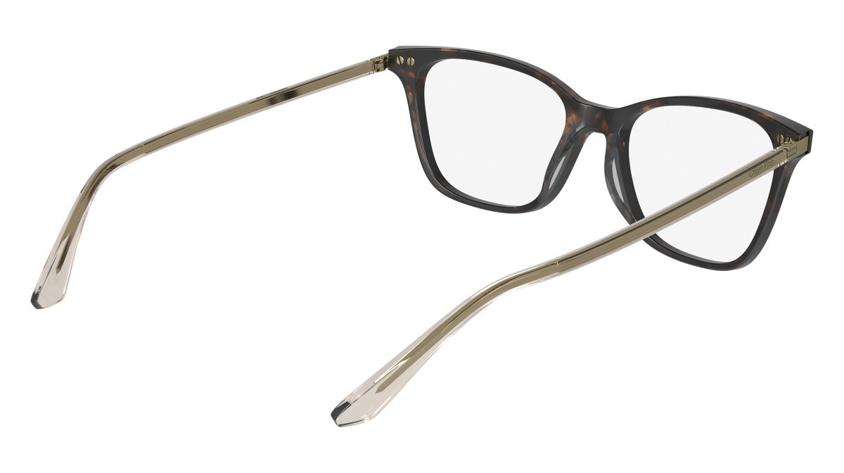 Brillen Calvin Klein CK23544 (240) farbe brown tortoise form rechteckig gläser demo