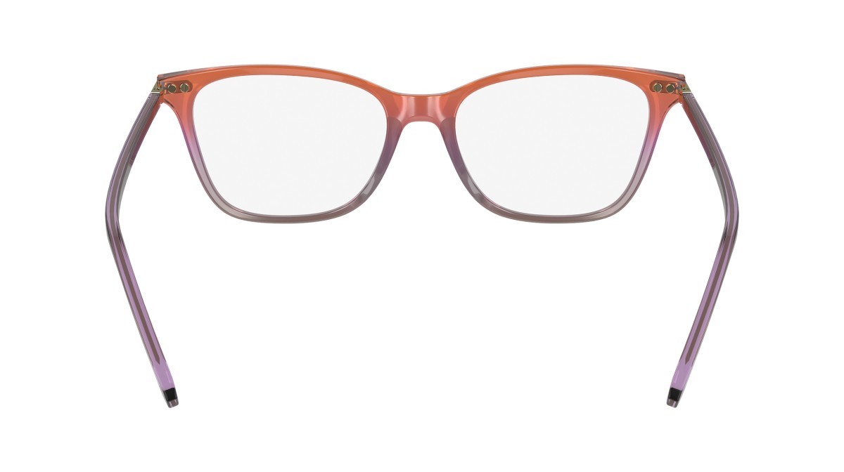 Eyeglasses Calvin Klein CK23544 (815) color transparent orange/pink/nude shape rectangle lenses demo