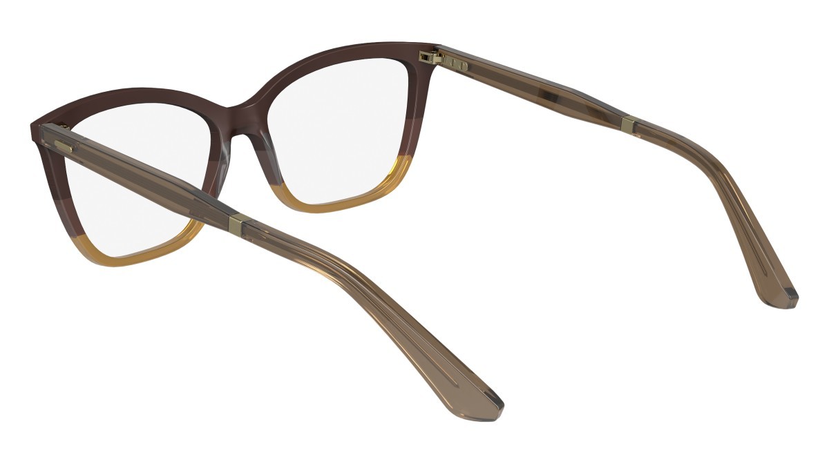 Brillen Calvin Klein CK23545 (206) farbe dark brown/brown/caramel form rechteckig 