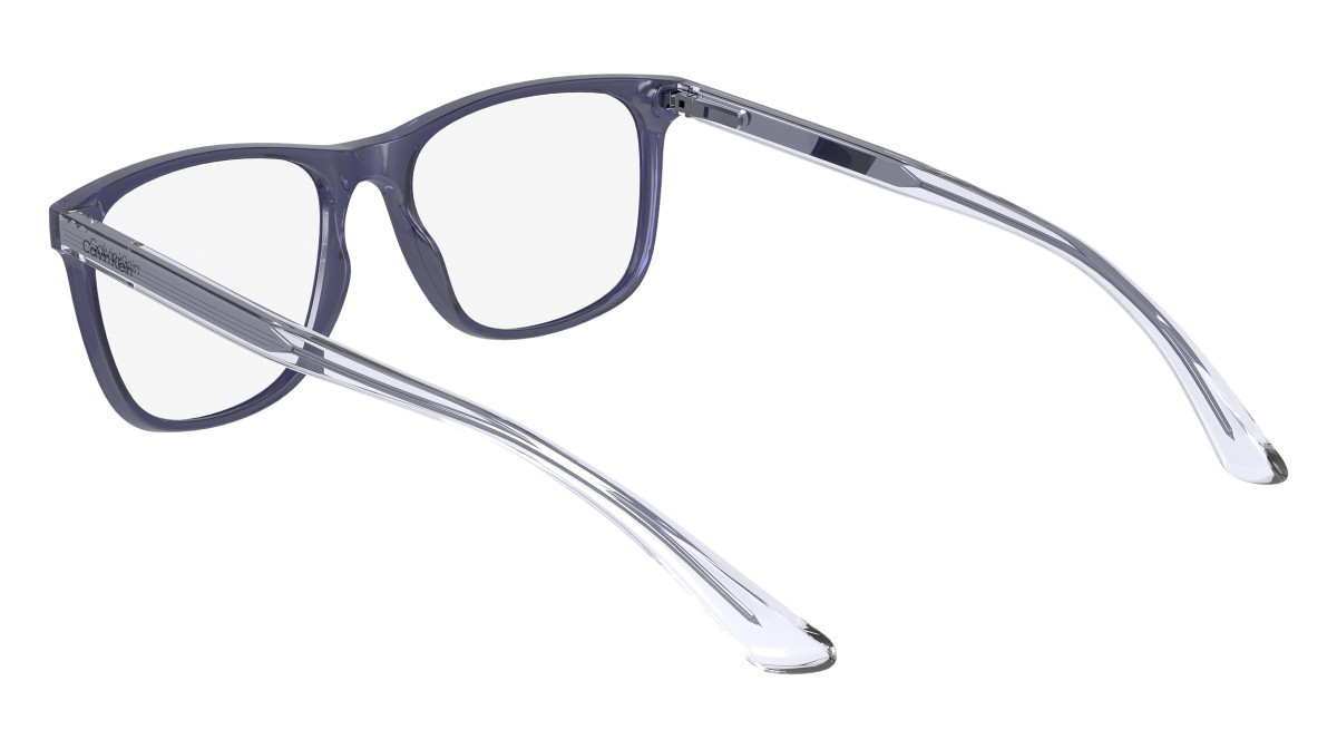 Eyeglasses Calvin Klein CK23548 (438) color blue shape rectangle 