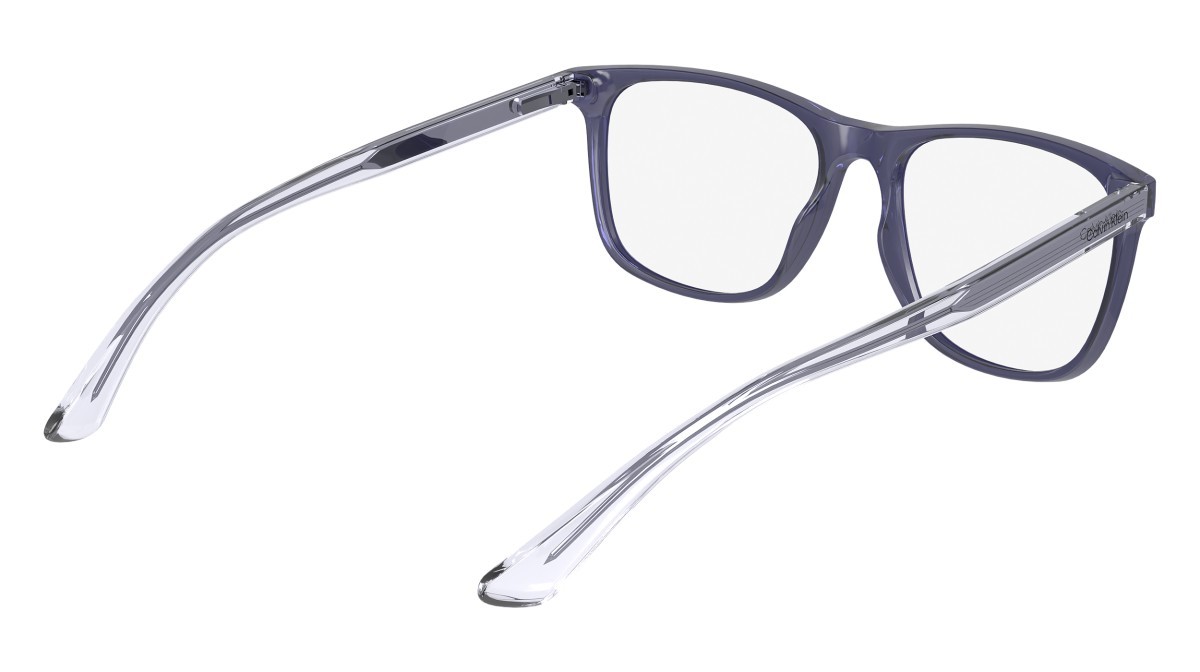 Eyeglasses Calvin Klein CK23548 (438) color blue shape rectangle 