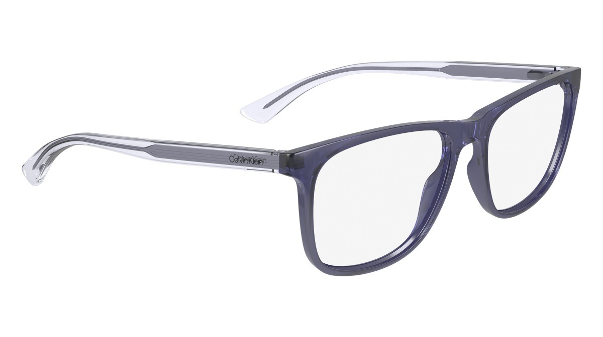 Eyeglasses Calvin Klein CK23548 (438) color blue shape rectangle 