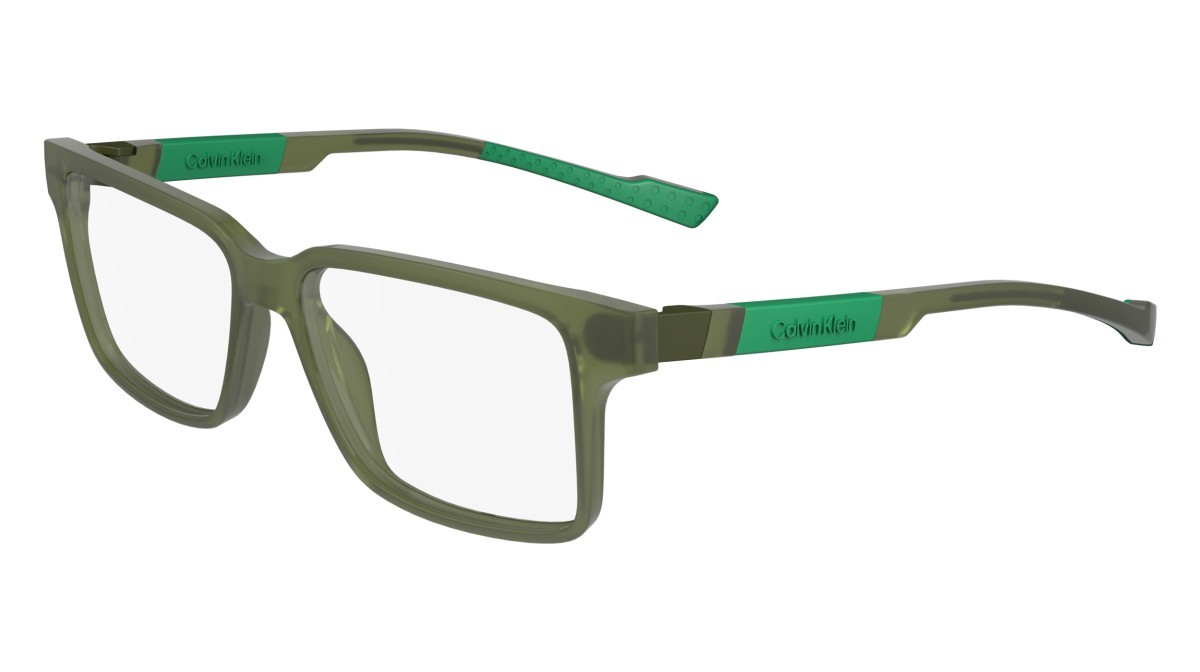 Brillen Calvin Klein CK23550 (330) farbe khaki form rechteckig 