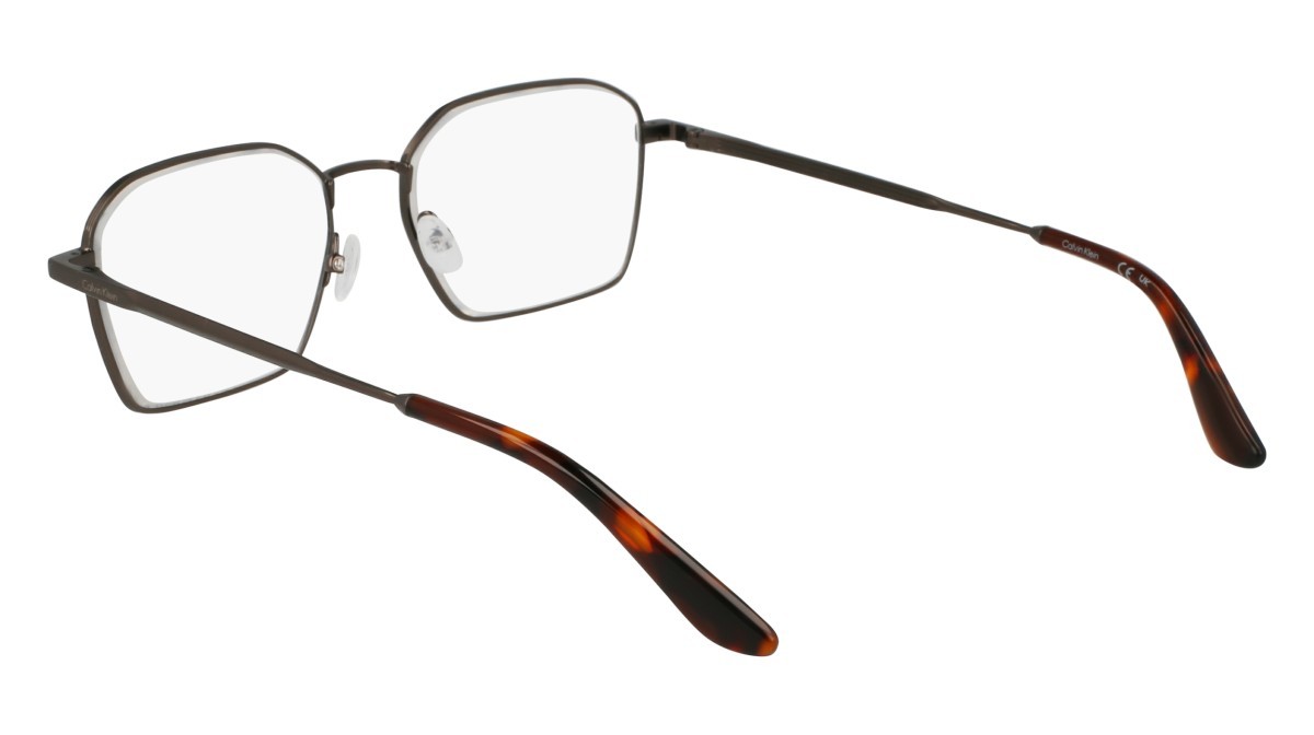 Brillen Calvin Klein CK24104 (009) farbe dark gunmetal/green form rechteckig 