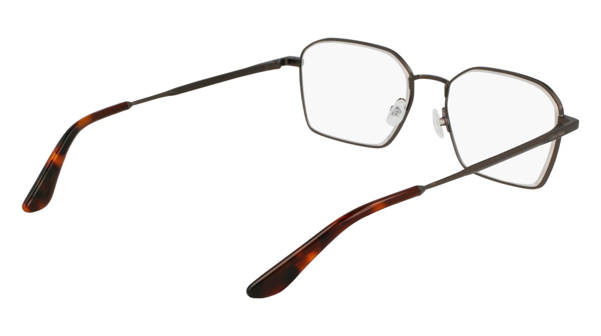 Brillen Calvin Klein CK24104 (009) farbe dark gunmetal/green form rechteckig 