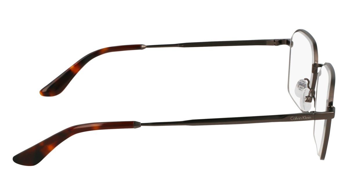 Brillen Calvin Klein CK24104 (009) farbe dark gunmetal/green form rechteckig 