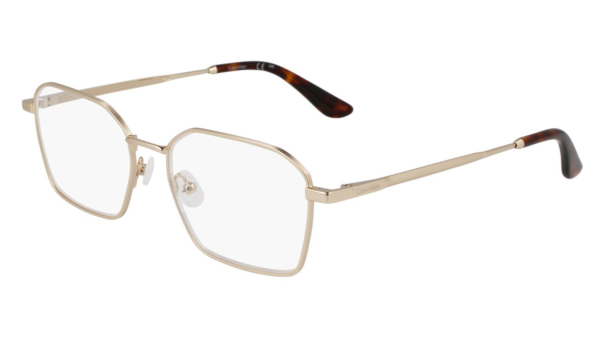 Brillen Calvin Klein CK24104 (717) farbe gold form rechteckig 