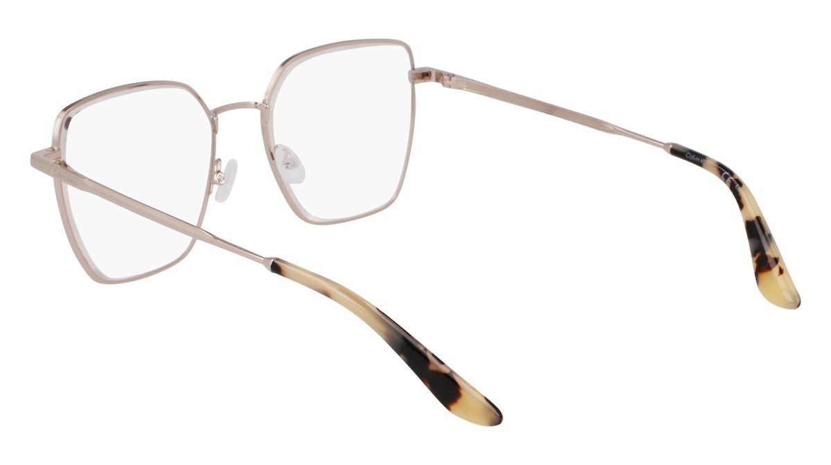 Eyeglasses Calvin Klein CK24105 (716) color light gold shape rectangle 
