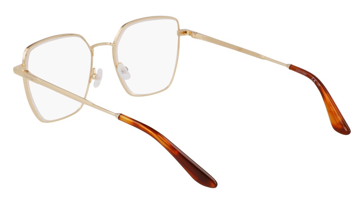 Eyeglasses Calvin Klein CK24105 (718) color gold/burgundy shape rectangle 