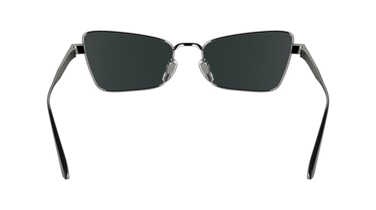 Sunglasses Calvin Klein CK24110S (001) color black shape butterfly lenses solid grey