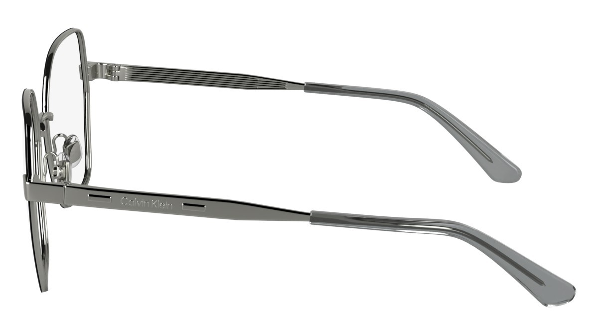 Eyeglasses Calvin Klein CK24112 (041) color silver/black shape square lenses color 1