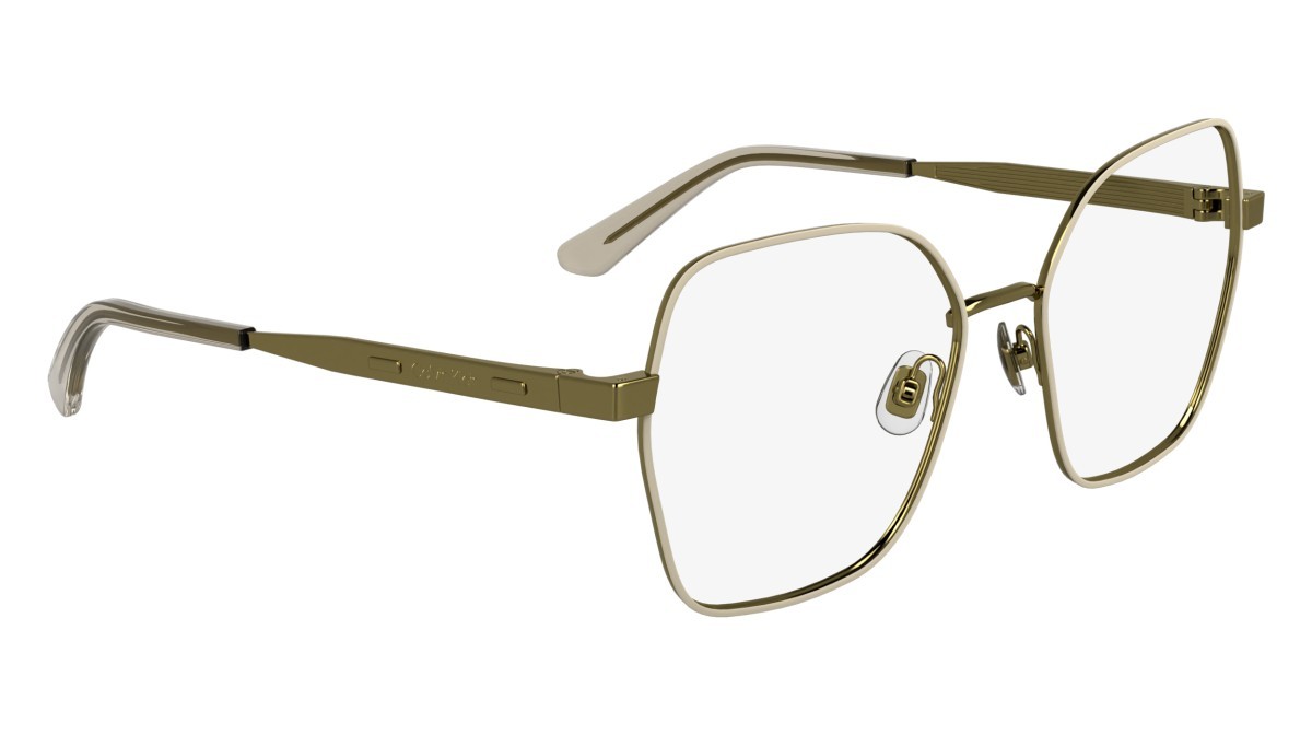 Eyeglasses Calvin Klein CK24112 (719) color gold/ivory shape square lenses color 4