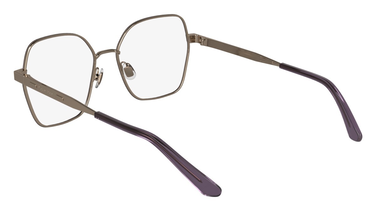 Eyeglasses Calvin Klein CK24112 (772) color rose gold/lavander shape square lenses color 2