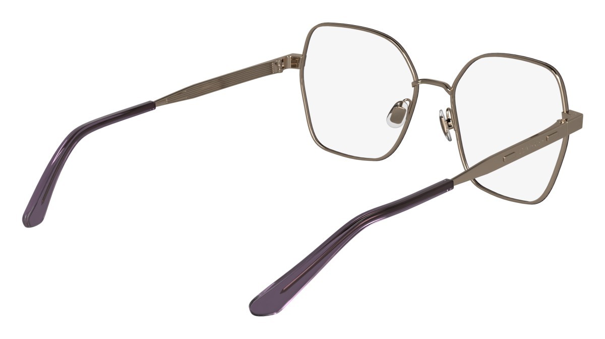 Eyeglasses Calvin Klein CK24112 (772) color rose gold/lavander shape square lenses color 2