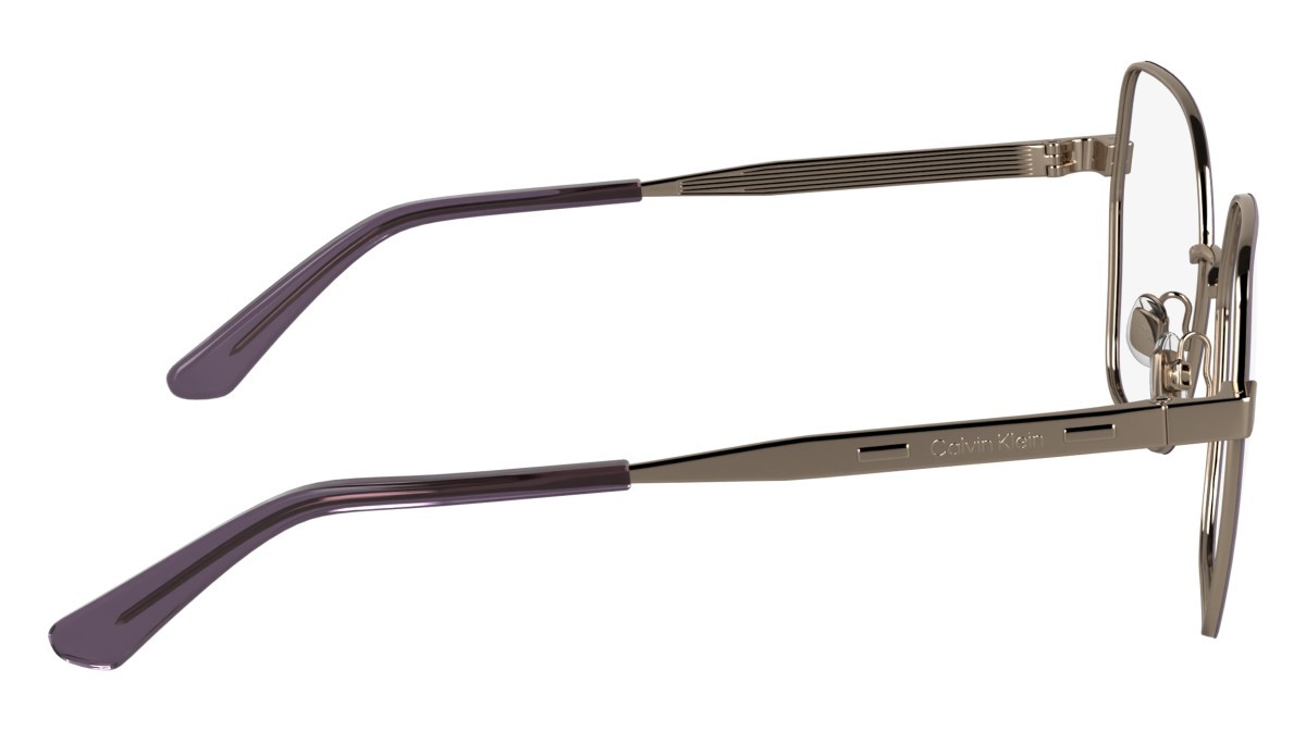 Eyeglasses Calvin Klein CK24112 (772) color rose gold/lavander shape square lenses color 2