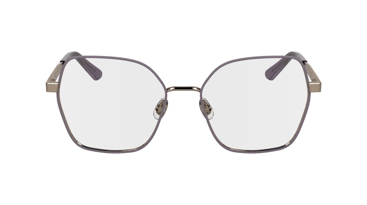 Eyeglasses Calvin Klein CK24112 (772) color rose gold/lavander shape square lenses color 2