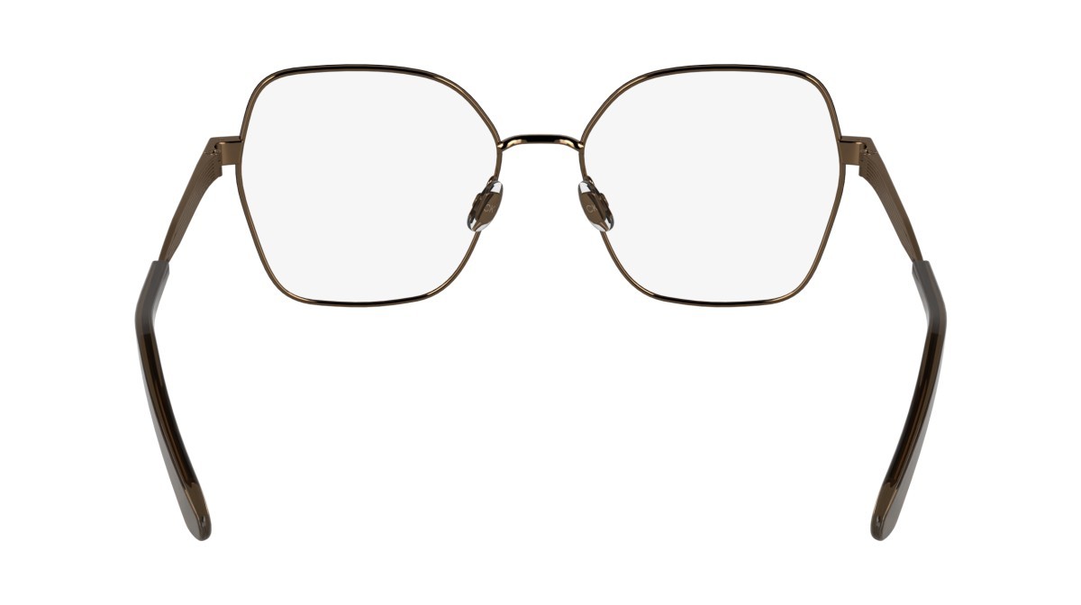 Eyeglasses Calvin Klein CK24112 N (783) color amber gold/nude shape square 
