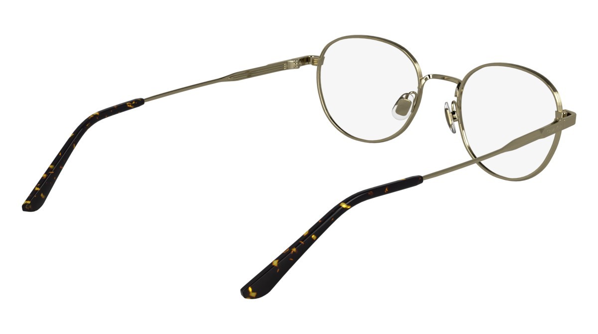 Brillen Calvin Klein CK24115 (717) farbe gold form oval gläser color 2