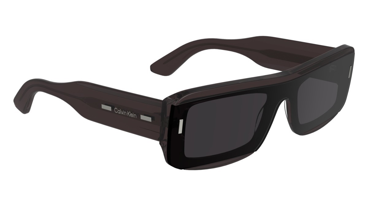 Sonnenbrillen Calvin Klein CK24503S (513) farbe purple form rechteckig gläser solid brown