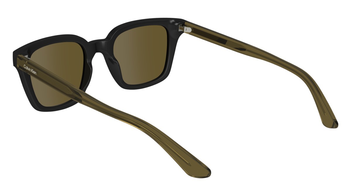 Sonnenbrillen Calvin Klein CK24506S (001) farbe black form rechteckig gläser solid khaki