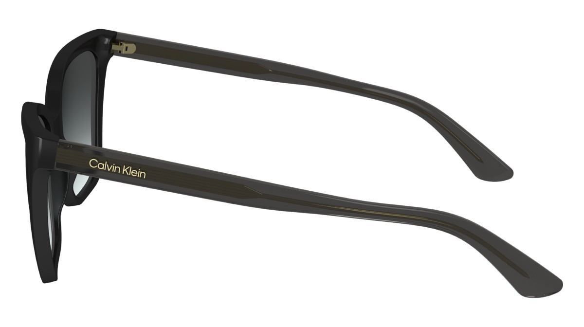 Sunglasses Calvin Klein CK24507S (001) color black shape cat eye lenses gradient grey